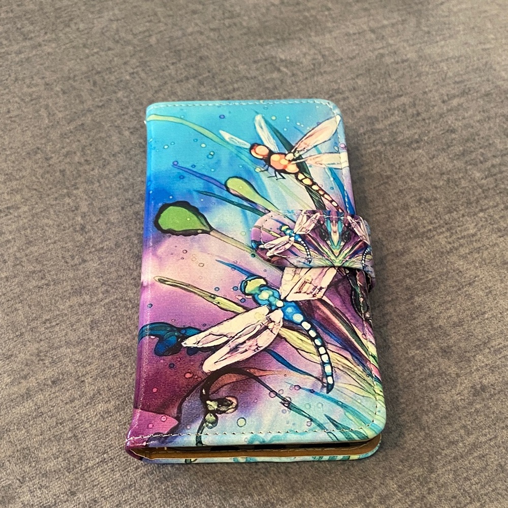 Dragonfly Phone Case I phone 11 pro max- Multicolor